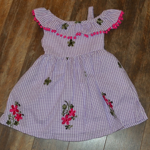 Rare Editions Other - Rare Editions - Purple and White Checker Dress